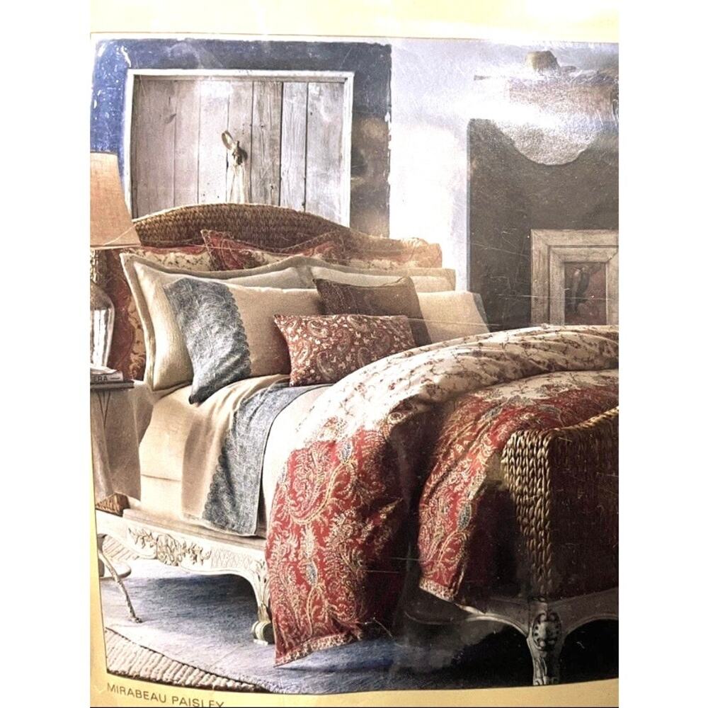 Ralph Lauren Mirabeau Paisley queen floral Bedskirt